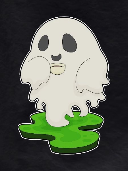 Ghost Halloween Coffee