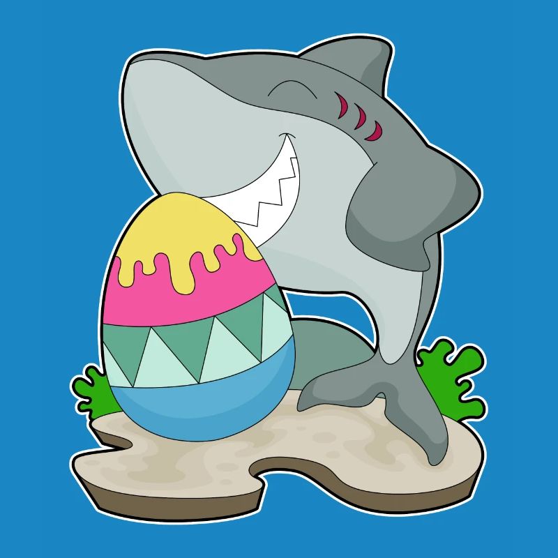 Shark Easter Easter Egg