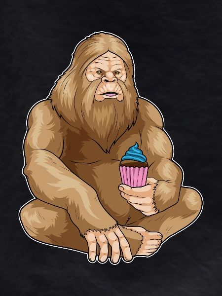 Bigfoot Halloween Cupcake