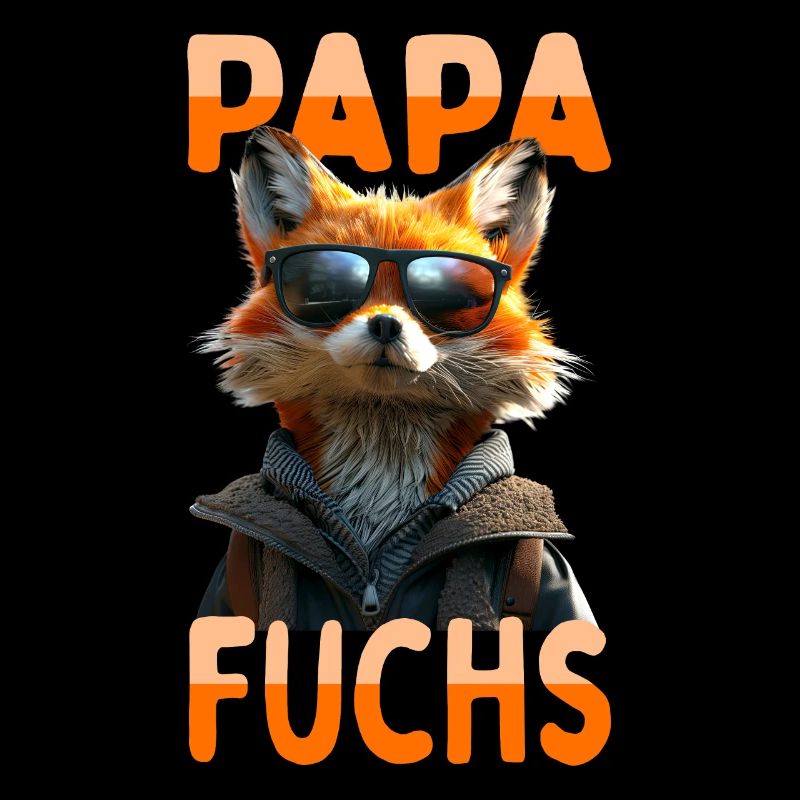 Dad Fox Daddy Dad Father Foxes Father's Day Fox