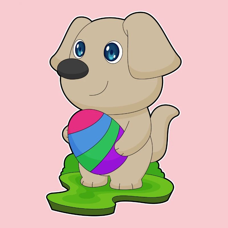 Dog Easter Easter Egg