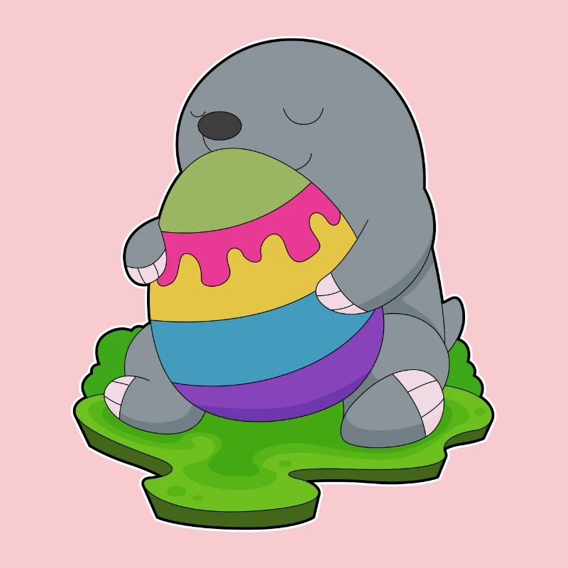 Mole Easter Easter Egg