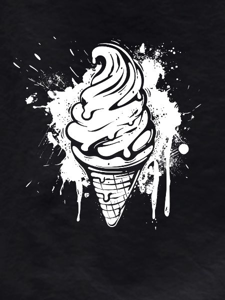 Ice cream cone Splash