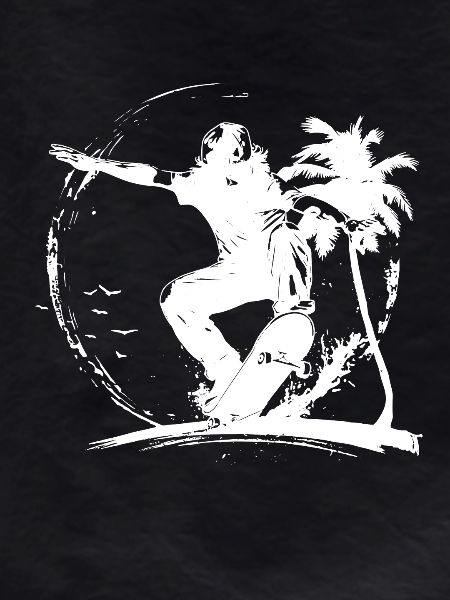 Skateboarding Drawing