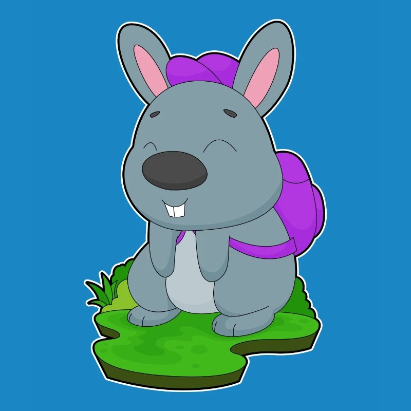 Bunny Student Backpack School