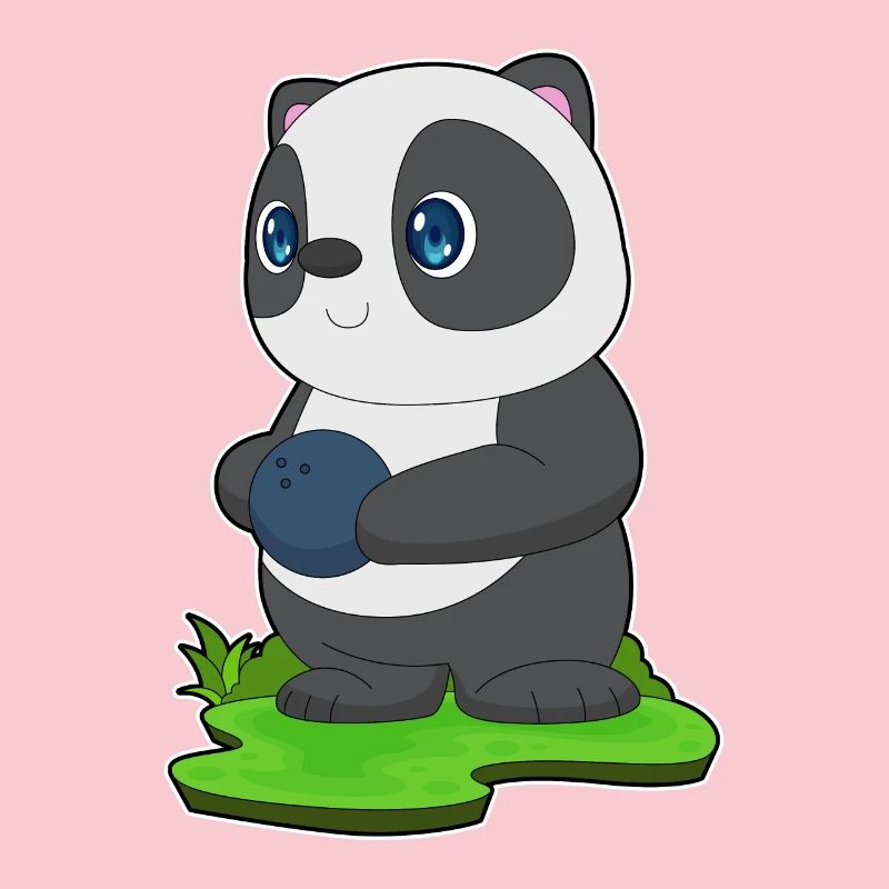 Boule de bowling Panda
