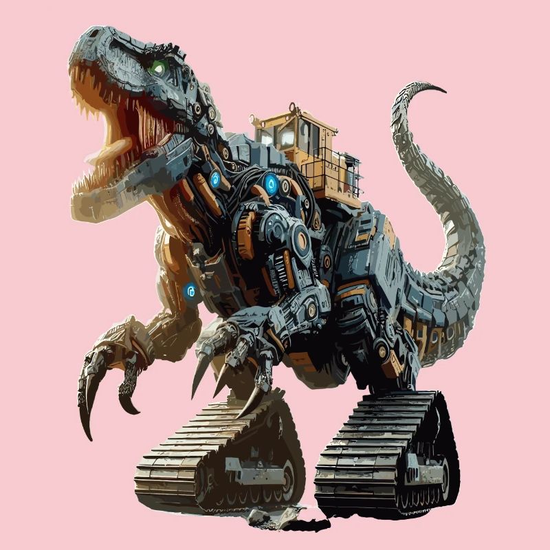 Excavator T-Rex Dinosaur