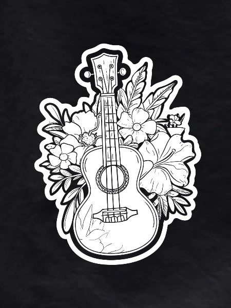 Ukulele Comic Look