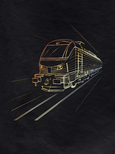 Train Sketch 90s Look