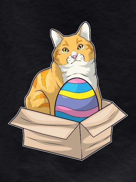 Cat Easter Easter Egg