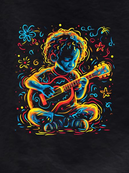 Small Ukulele Player