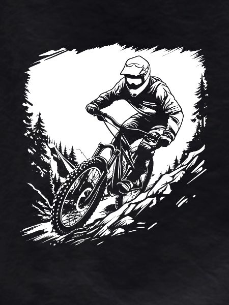 Mountain Biking Sketch