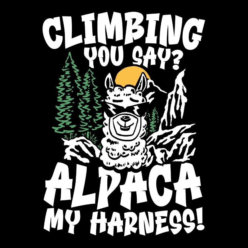 climbing you say alpaca my harness