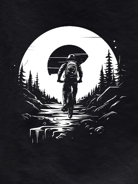 Mountain Biking Sketch