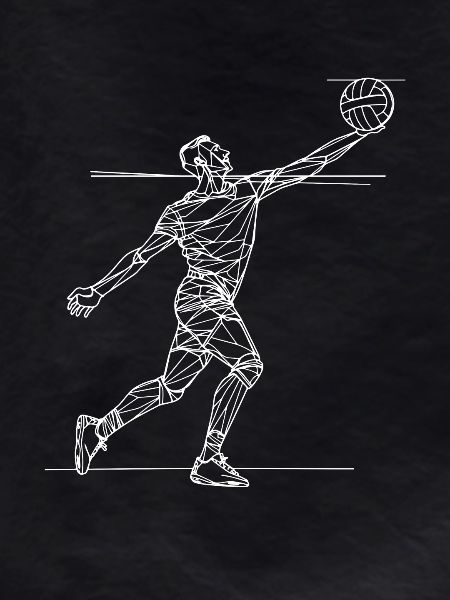 Volleyball Player Sketch