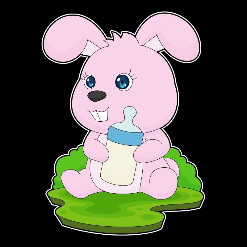 Bunny Baby Bottle Milk