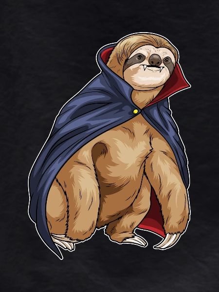 Sloth Halloween Vampire