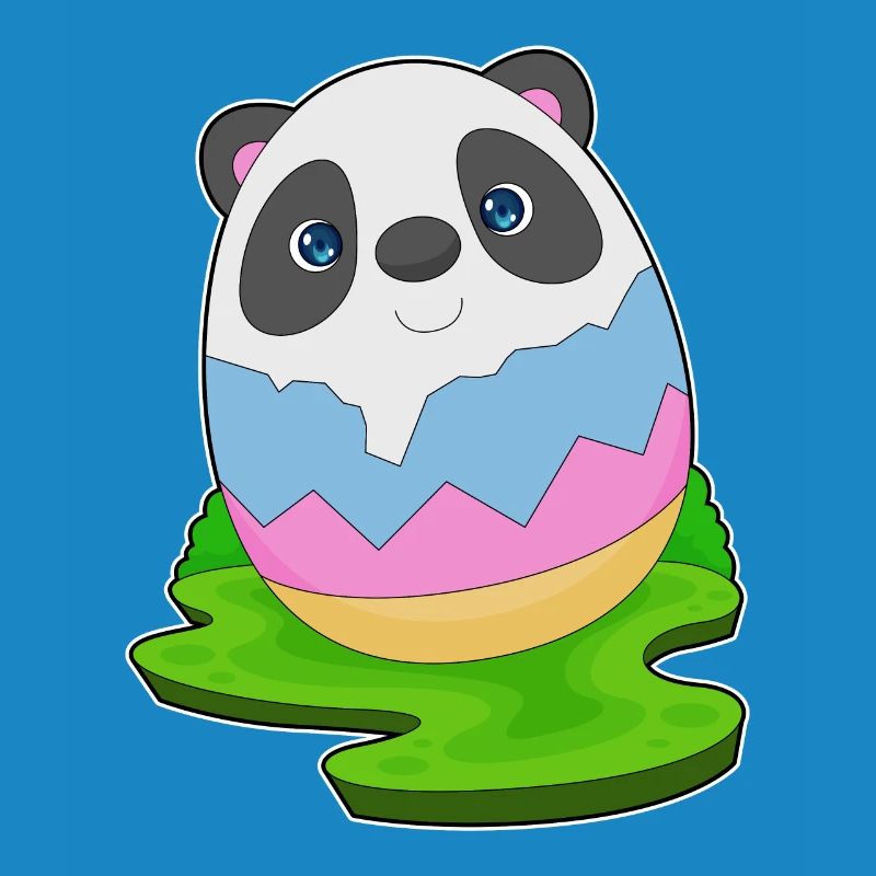 Panda Easter Easter Egg