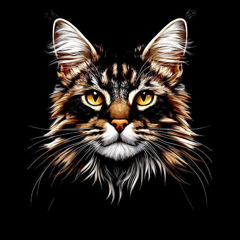 Maine Coon Chat Chat Maman Chat Maine Coon Chats