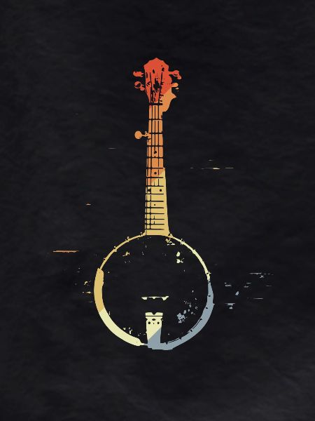 Retro Banjo Graphic