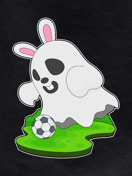 Geist Halloween Fußball