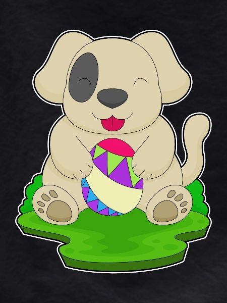 Dog Easter Easter Egg