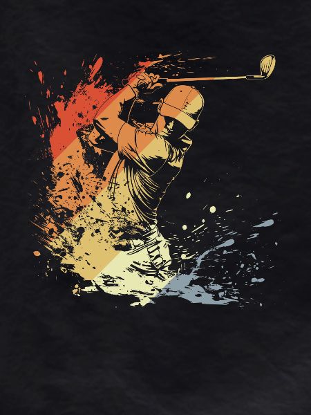 Golfeur Rétro