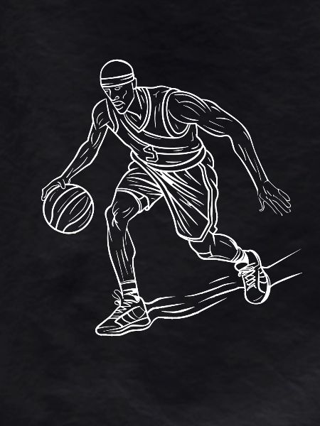 Basketballer Zeichnung