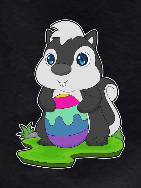 Stinktier Ostern Osterei