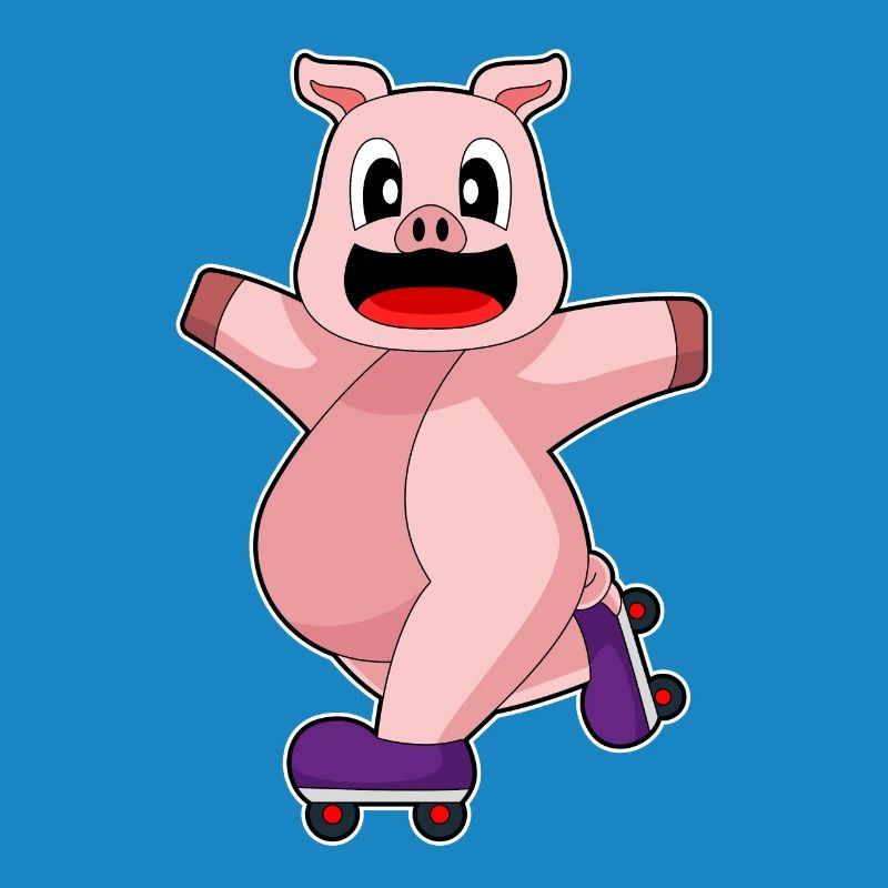 Pig Inline skating Inline skates