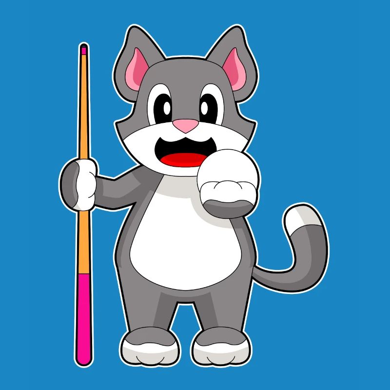 Katze Billiard Queue
