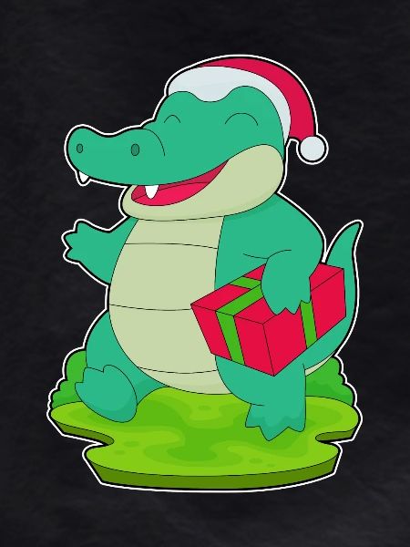 Crocodile Christmas Package