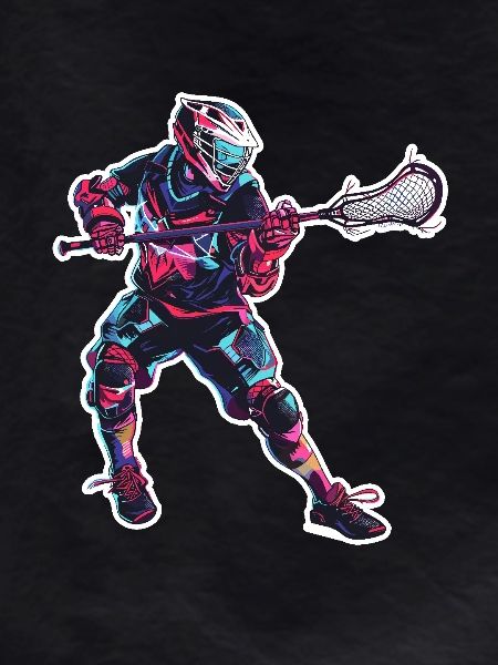 Lacrosse Player Graphics