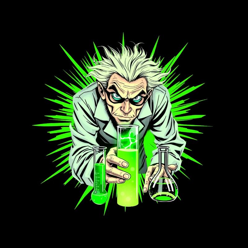 Mad Scientist Chemist Laboratory Cool