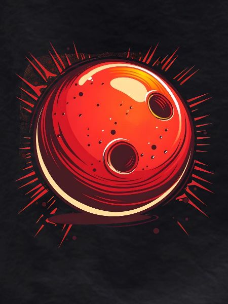 Bowling Ball Comic Look