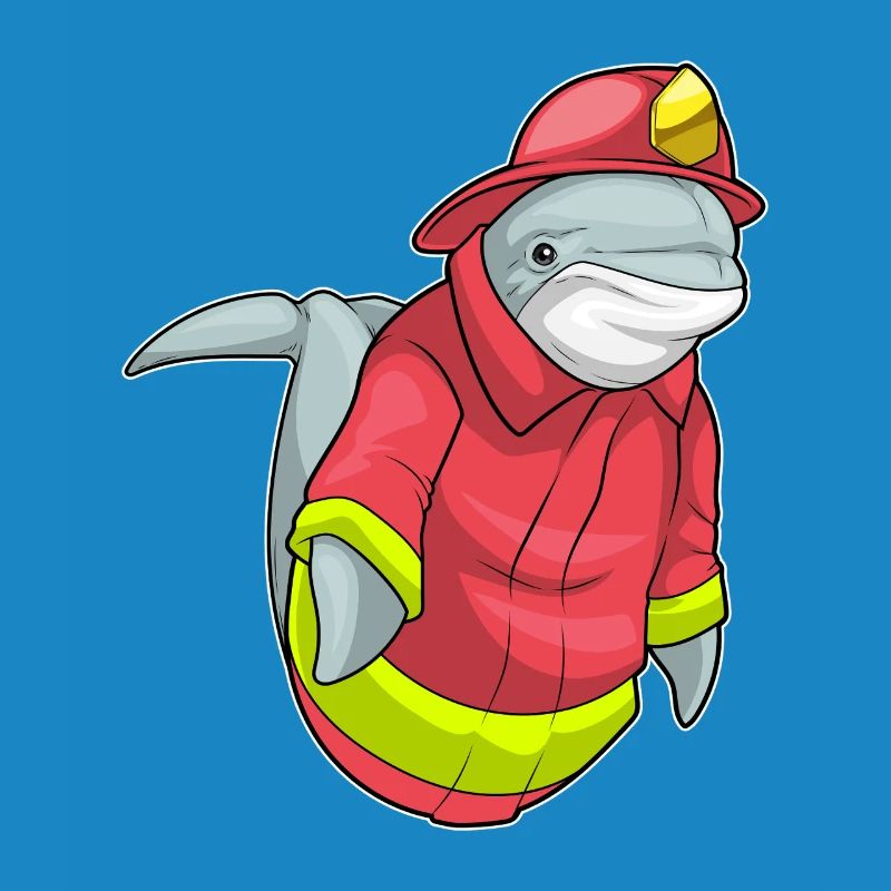 Dolphin Pompier Pompier Brigade