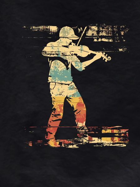 Violin Comic Style