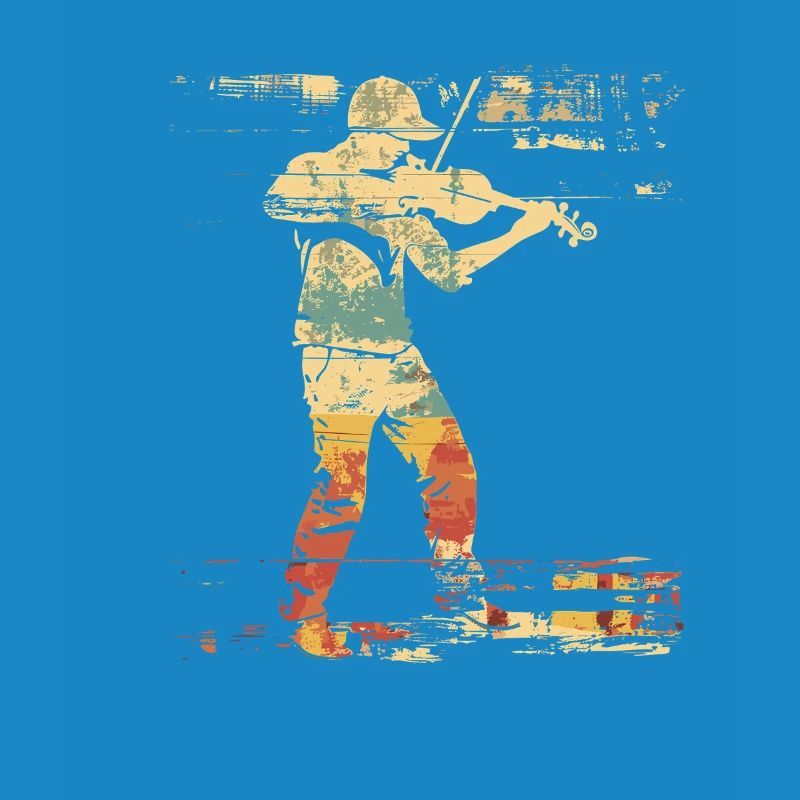 Violin Comic Style