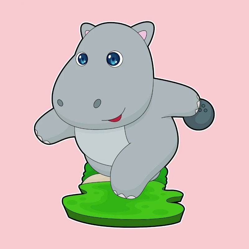 Hippo Bowling Boule de bowling