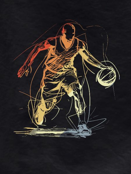 Basketball Player Sketch