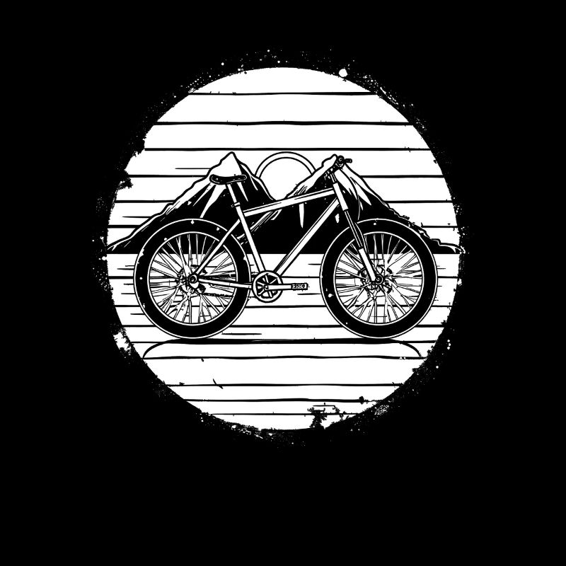 Graphique cycliste de VTT