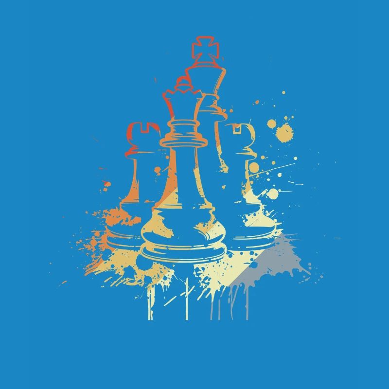 Pièces d’échecs Graffiti