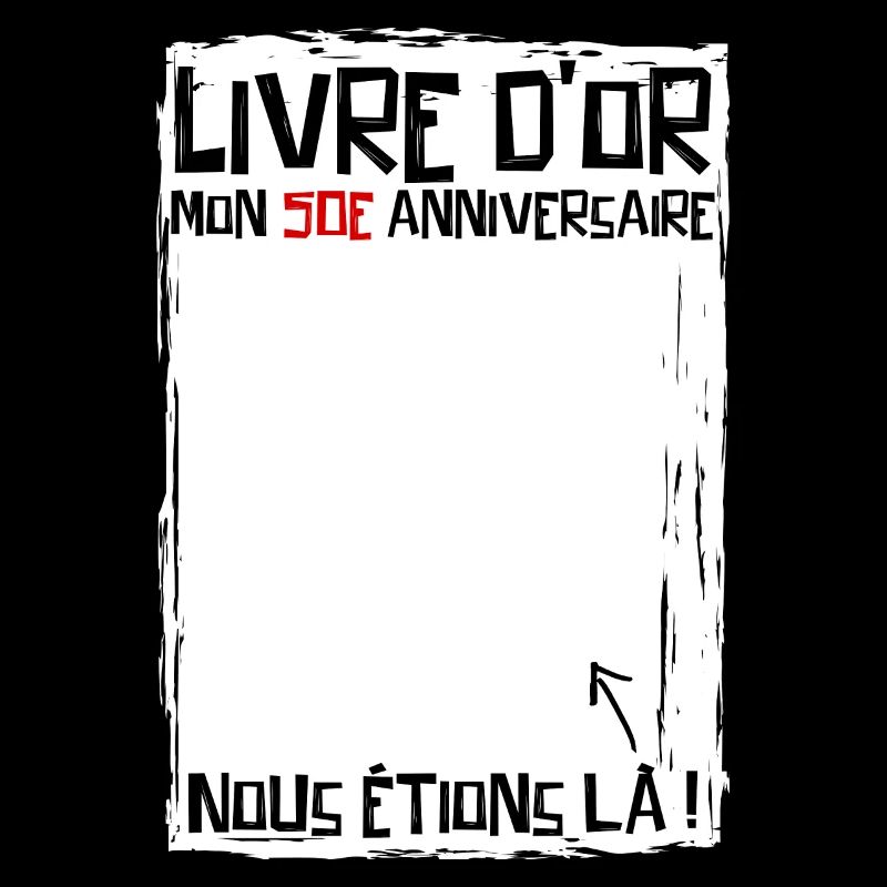 50 years | 50th Birthday | Funny Guestbook