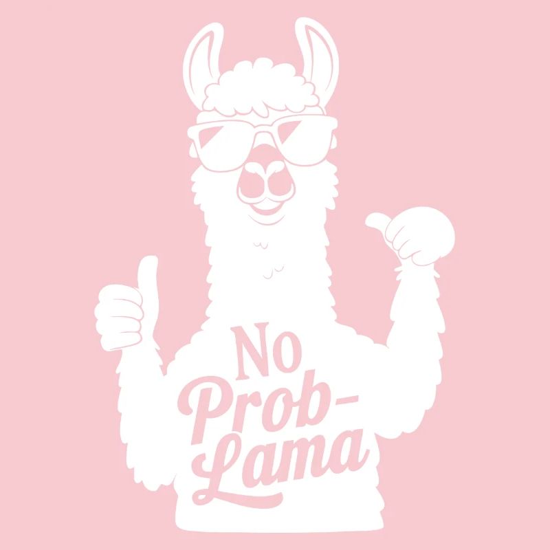 Pas de problèmeLlama Drôle Lama Jeu de mots Animal mignon