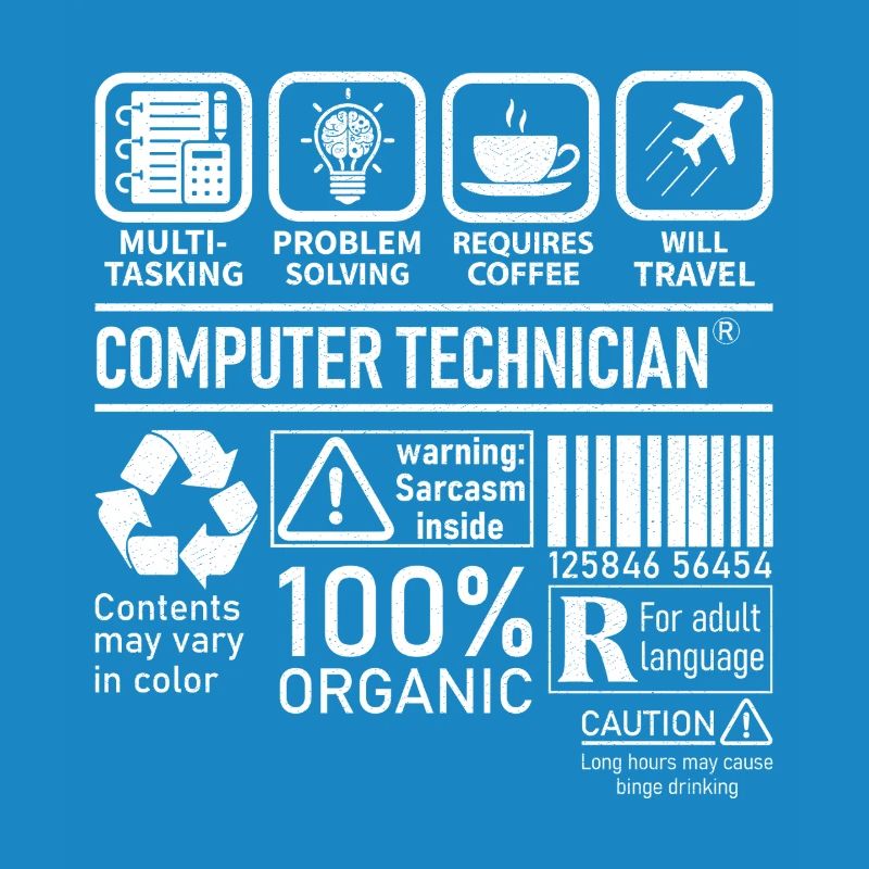 Technicien en informatique multitâche résolution de problèmes