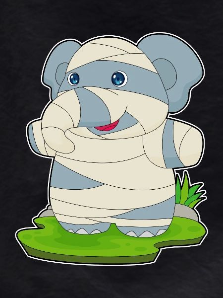 Elephant Halloween Mummy
