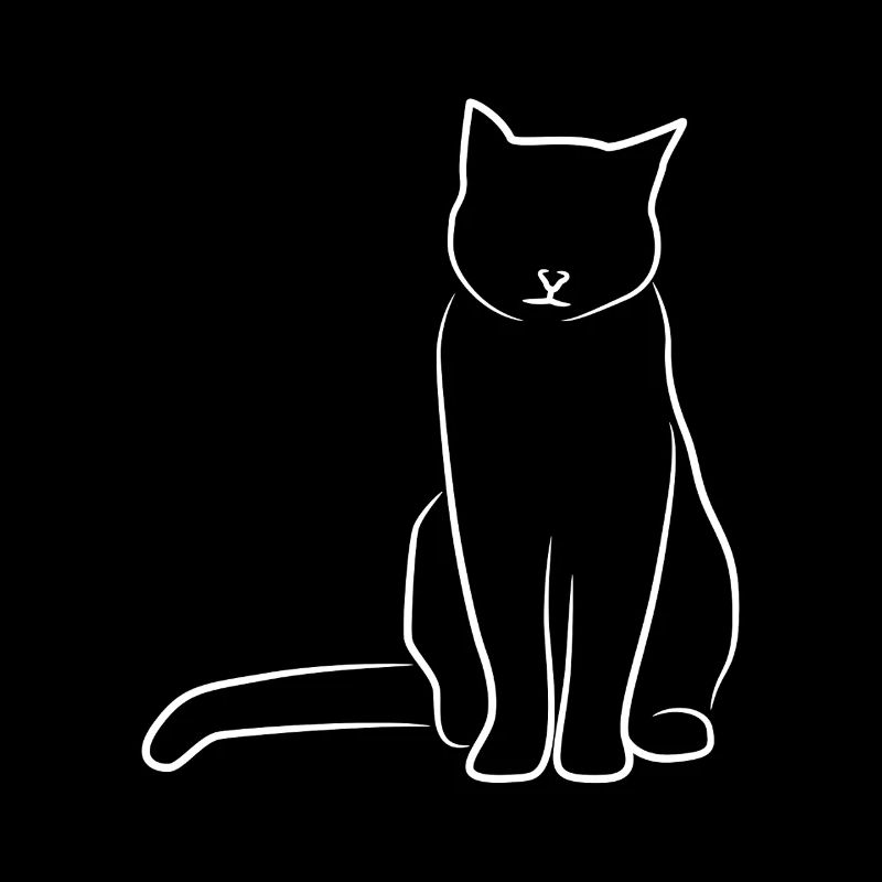 Katze Skizze
