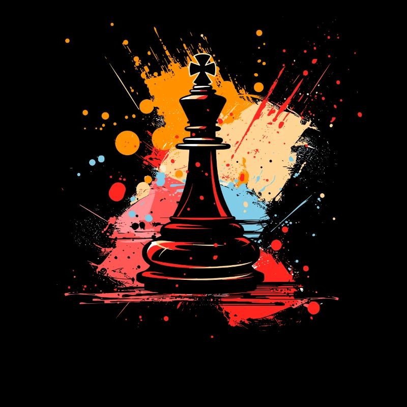 Chess Pieces Graffiti