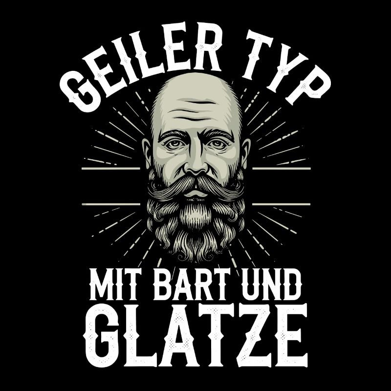 guy with beard & bald head beard wearer