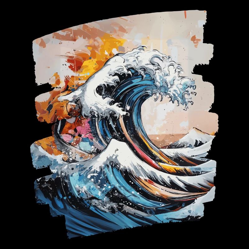 Les vagues et la mer